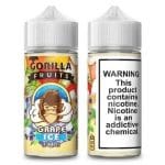 Buy Online Gorilla Premium E-Liquid Grape Ice 100ML 3MG in Dubai