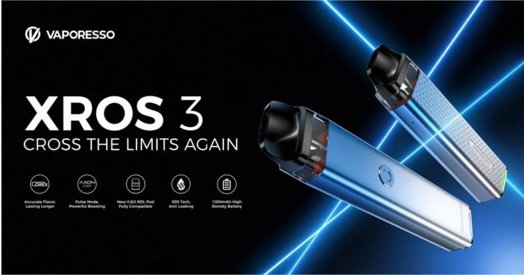 Buy Online Vaporesso Xros 3 Mini Pod Device System in Vape Abu Dhabi, UAE.