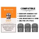 GeekVape U Pod Cartridge 3pcPack in Dubai UAE With Ajman (1)
