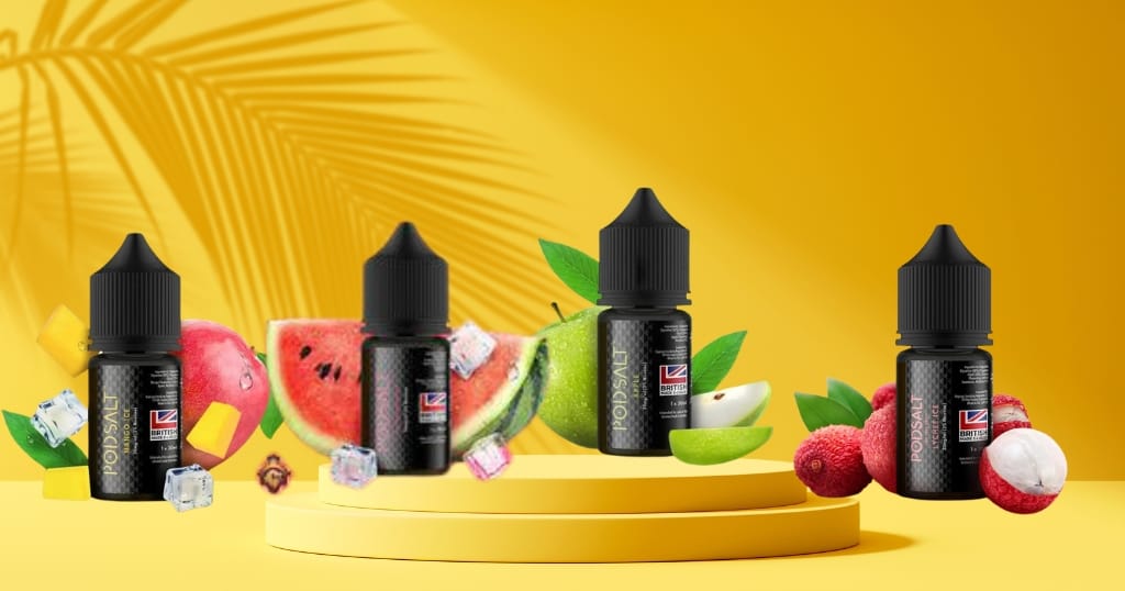 POD SALTNIC BRITISH MADE E-JUICE 20MG DUBAI, UAE