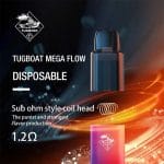 Tugboat Mega Flow Disposable Vape 4000 Puffs