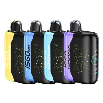 Buy ISGO Bar Paris X 30000 50MG Puffs Disposable Vape in Dubai