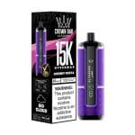 Al Fakher Crown Bar Hypermax 15000 Puffs Disposable Vape Price in Dubai CHERRY FIESTA