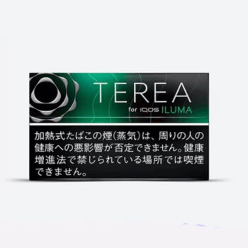 IQOS TEREA Black Menthol Japan heated tobacco sticks with intense menthol and rich tobacco flavor for IQOS ILUMA devices in UAE