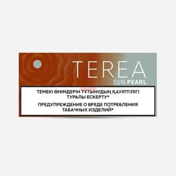 IQOS TEREA Sun Pearl Kazakhstan Edition heated tobacco sticks with tropical fruit, citrus, and menthol flavor for IQOS ILUMA devices in UAE