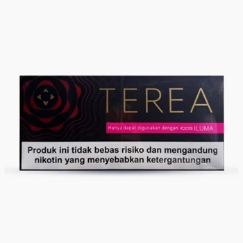 IQOS TEREA Scarlet Edition Indonesia heated tobacco sticks with Indonesian clove, red fruit, and cinnamon notes for IQOS ILUMA devices in UAE