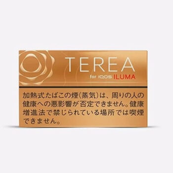 IQOS TEREA Warm Regular Japan heated tobacco sticks with warm tobacco flavor, subtle coffee notes, and cinnamon aroma for IQOS ILUMA devices in UAE