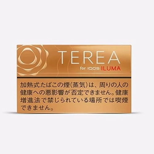 IQOS TEREA Warm Regular Japan heated tobacco sticks with warm tobacco flavor, subtle coffee notes, and cinnamon aroma for IQOS ILUMA devices in UAE