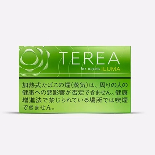 IQOS TEREA Yellow Menthol Japan heated tobacco sticks with citrus and menthol flavor for IQOS ILUMA devices in UAE
