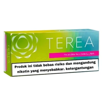 IQOS TEREA Bright Wave Indonesian heated tobacco sticks with green fruit and menthol flavor for IQOS ILUMA devices in UAE
