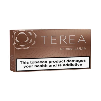 IQOS TEREA Teak Swiss Edition heated tobacco sticks with mellow tobacco, creamy notes, and nutty aroma for IQOS ILUMA devices in UAE