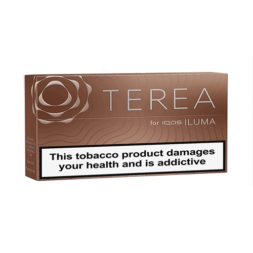 IQOS TEREA Teak Swiss Edition heated tobacco sticks with mellow tobacco, creamy notes, and nutty aroma for IQOS ILUMA devices in UAE