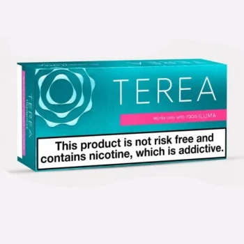 IQOS TEREA Turquoise Swiss Edition heated tobacco sticks with refreshing menthol and smooth tobacco flavor for IQOS ILUMA devices in UAE
