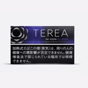IQOS TEREA Black Purple Menthol Japan heated tobacco sticks with strong menthol cooling and dark berry flavor for IQOS ILUMA devices in UAE