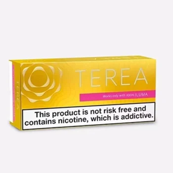 IQOS TEREA Yellow Italy Edition heated tobacco sticks with mellow tobacco flavor and zesty citrus notes for IQOS ILUMA devices in UAE