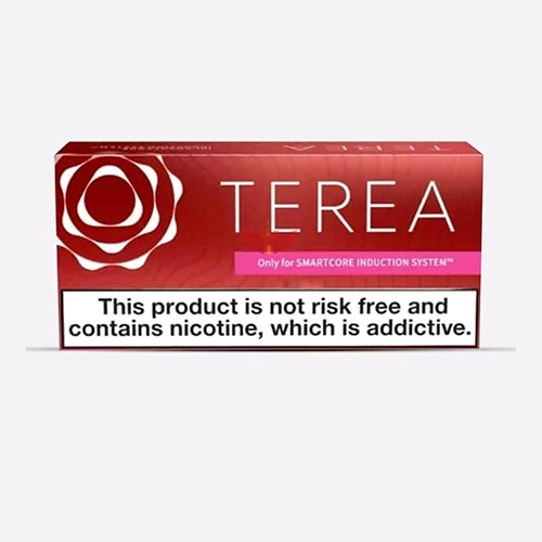 IQOS TEREA Sienna Swiss Edition heated tobacco sticks with toasted tobacco, woody notes, and subtle tea aromas for IQOS ILUMA devices in UAE