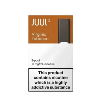 JUUL 2 Virginia Tobacco Pods UK with authentic Virginia tobacco flavor and 18mg nicotine salt for JUUL 2 devices in UAE