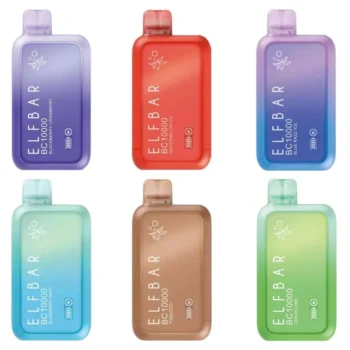 Elf Bar 10000 Puffs Disposable Vape UAE with rechargeable battery, mesh coil, LED display, and up to 10000 puffs