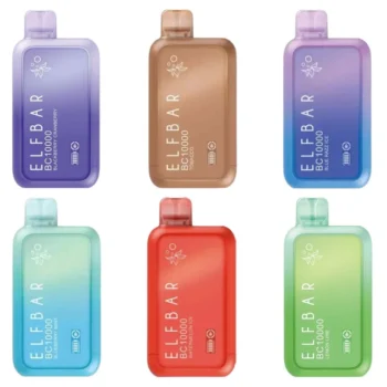 BC10000 Puffs UAE by ELF BAR with rechargeable battery, mesh coil, and up to 10000 puffs