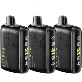 Raya D3 Pro 30000 Puffs UAE by ELF BAR with triple mesh coil, smart display, and rechargeable battery
