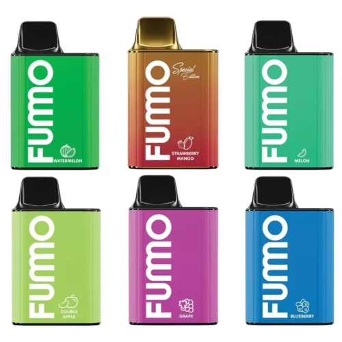 Fummo King 6000 Puffs UAE rechargeable disposable vape with 650mAh battery, mesh coil, and up to 6000 puffs