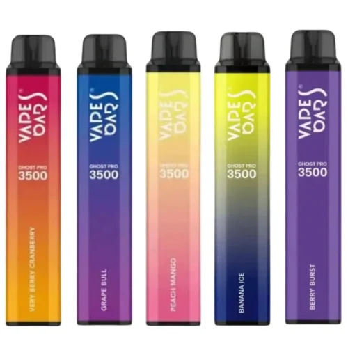 Ghost Pro 3500 Puffs UAE by Vapes Bars disposable vape with 10ml e-liquid, mesh coil, and up to 3500 puffs