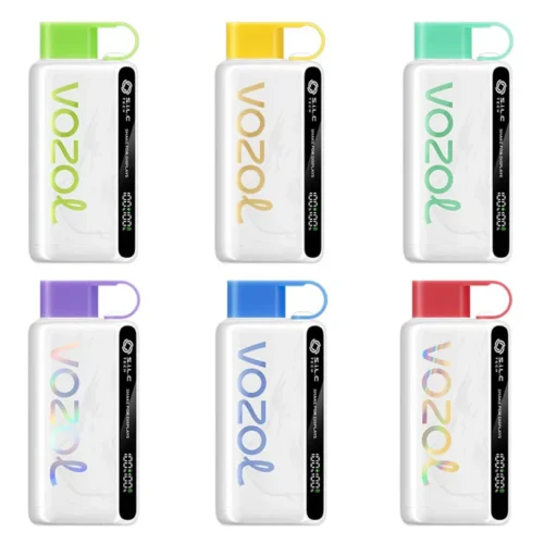 VOZOL Star 12000 Puffs UAE rechargeable disposable vape with S.i.L.C technology, LED display, and up to 12000 puffs