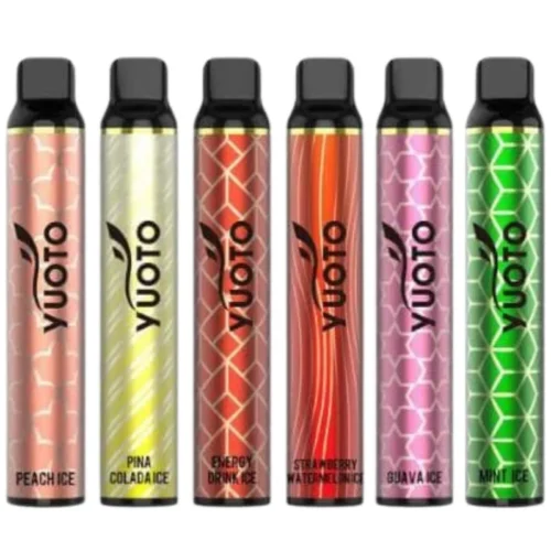 Yuoto 3000 Puffs UAE disposable vape with 8ml e-liquid, 1350mAh battery, and up to 3000 puffs