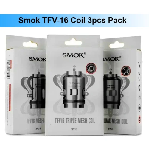 SMOK TFV16 Mesh Replacement Coils UAE 3 Pack for TFV16 Sub-Ohm Tank