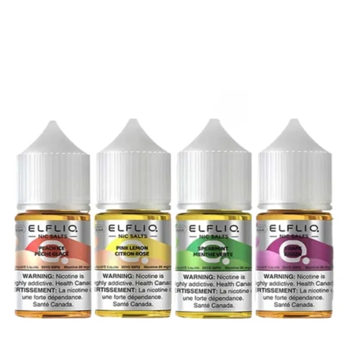 ELFLIQ Saltnic E-Liquid by Elf Bar UAE 30ml Nicotine Salt E-Liquid for Refillable Pod Systems