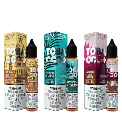 VGOD Tobacco Plus Salt Nicotine UAE 30ml E-Liquid for Pod Systems and MTL Devices