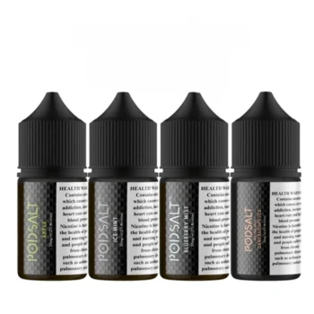 Pod Saltnic British Made E-Juice 20mg UAE 30ml Nicotine Salt E-Liquid for Refillable Pod Systems
