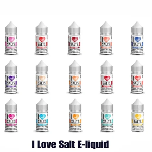 I Love Salt E-Liquid UAE 30ml Nicotine Salt E-Liquid for Refillable Pod Systems