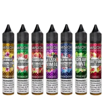 Misjoy Salt Nicotine 30mg E-Juice UAE 30ml Nicotine Salt E-Liquid for Refillable Pod Systems