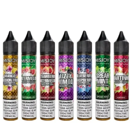 Misjoy Salt Nicotine 30mg E-Juice UAE 30ml Nicotine Salt E-Liquid for Refillable Pod Systems