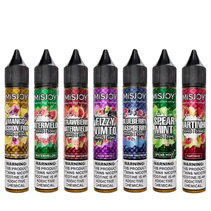 Misjoy Salt Nicotine 30mg E-Juice UAE 30ml Misjoy Salt Nicotine 30mg E-Juice UAE 30ml Nicotine Salt E-Liquid for Refillable Pod Systems