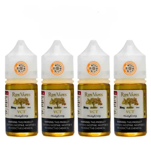 Ripe Vapes VCT Salt 30mg 50mg UAE 30ml Nicotine Salt E-Liquid for Refillable Pod Systems