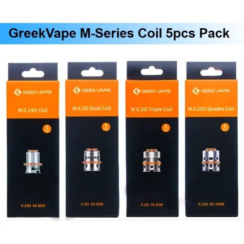 Geekvape M Series Replacement Coils UAE 5 Pack for Geekvape Z Max Tank