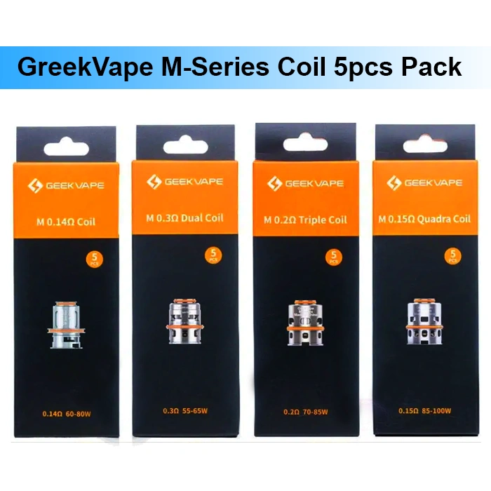 Geekvape M Series Coils UAE 5 Pack Geekvape M Series Replacement Coils UAE 5 Pack for Geekvape Z Max Tank