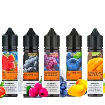 ISGO 60ml 3mg Freebase Vape Juice UAE 70VG 30PG Made in UK