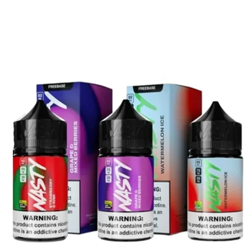 Nasty Juice 60ml 3mg Freebase Vape Juice UAE 70VG 30PG Made in Malaysia