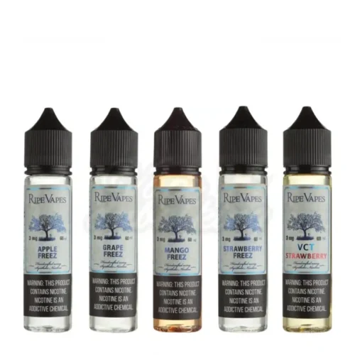 Ripe Vapes VCT 60ml 3mg Freebase Vape Juice UAE Vanilla Custard Tobacco 70VG 30PG