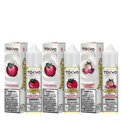 Tokyo Classic Series 60ml 3mg Freebase Vape Juice UAE 70VG 30PG Made in USA