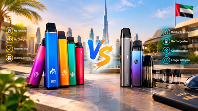 Disposable Vape vs Pod System in UAE