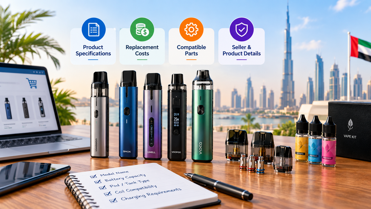 Vape Kits in UAE: Types, Features & How to Compare Devices 3 Vape Kits in UAE: Types, Features & How to Compare Devices